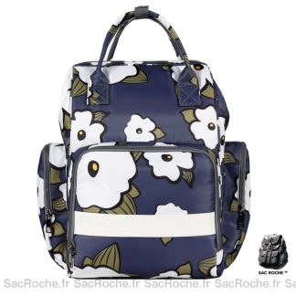Sac à dos bébé fleuri